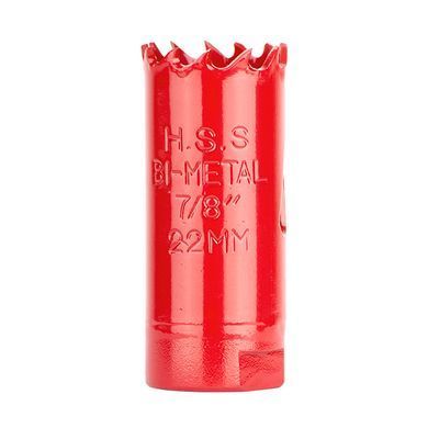 Свердло корончасте біметалеве 22 мм INTERTOOL SD-5622