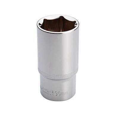Головка шестигранна подовжена 1/2" 30*78 мм CrV INTERTOOL ET-0130