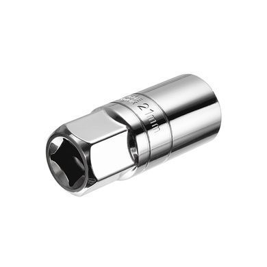 Головка свічкова 1/2" 21 мм x 65 мм Cr-V