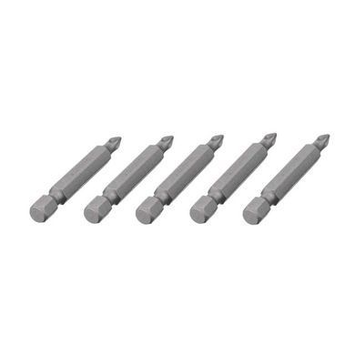 Комплект насадок викруткових PZ1 1/4" * 50 мм, ACR, S2, уп. 5 од., STORM INTERTOOL VT-0203