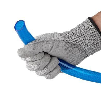 Шланг для води тришаровий, синій, 3/4", 10 м, армований, PVC INTERTOOL GE-4071
