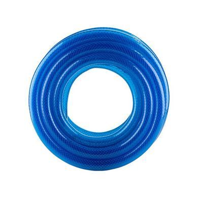 Шланг для води тришаровий, синій, 3/4", 10 м, армований, PVC INTERTOOL GE-4071