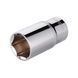 Головка шестигранна подовжена 1/2" 30*78 мм CrV INTERTOOL ET-0130