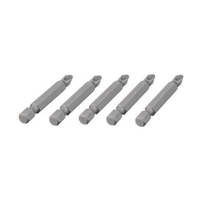 Комплект насадок викруткових PZ2 1/4" * 50 мм, ACR, S2, уп. 5 од., STORM INTERTOOL VT-0204