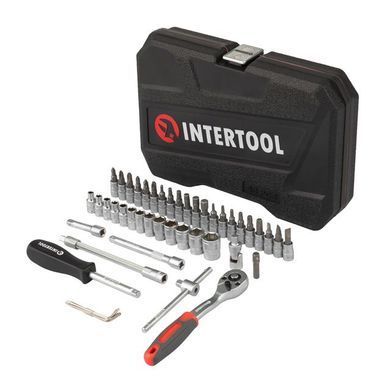 Набір інструментів 1/4" 48од (ET-6046SP) INTERTOOL ET-9048