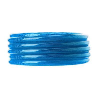 Шланг для води тришаровий, синій, 3/4", 20 м, армований, PVC INTERTOOL GE-4073