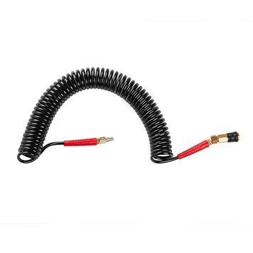 Шланг BLACK M-Flex 5.5х8мм, 10м спіральний поліуретановий з поворотним шарніром, латунними швидкороз