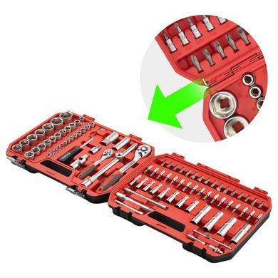 Набір інструментів 1/2 "& 1/4" 94од (ET-6094SP) INTERTOOL ET-9094