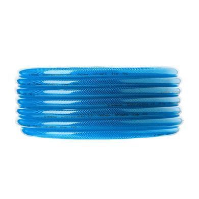 Шланг для води тришаровий, синій, 3/4", 30 м, армований, PVC INTERTOOL GE-4075