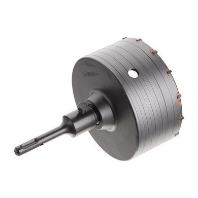 Свердло корончасте по бетону 120 мм + Перехідник SDS-plus 100 мм INTERTOOL SD-7120