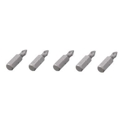 Комплект насадок викруткових PH1 1/4" * 25 мм, ACR, S2, уп. 5 од., STORM INTERTOOL VT-0206