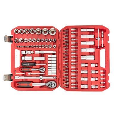Набір інструментів 1/2" & 1/4" 110од (ET-6108SP) INTERTOOL ET-9108