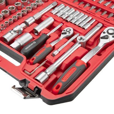 Набір інструментів 1/2" & 1/4" 110од (ET-6108SP) INTERTOOL ET-9108