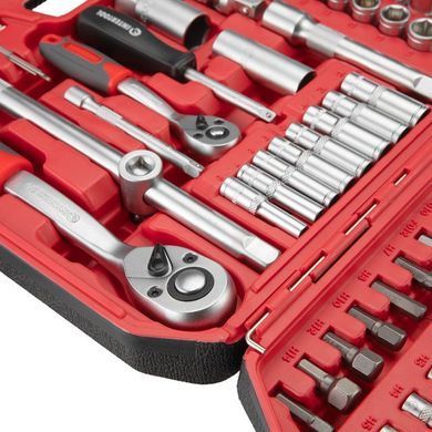 Набір інструментів 1/2" & 1/4" 110од (ET-6108SP) INTERTOOL ET-9108