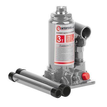 Домкрат "стовпчик" одноштоковий 3т INTERTOOL