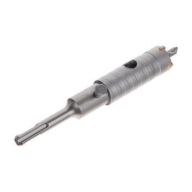 Свердло корончасте по бетону 26мм + Перехідник SDS Plus 100мм INTERTOOL SD-7026