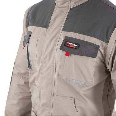 Куртка робоча 2 в 1, 100% бавовна, щільність 180 г/м&sup2;, XXL INTERTOOL SP-3035