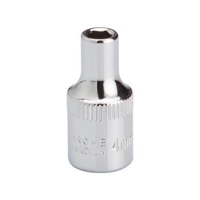Головка шестигранна 1/4", 4 мм, Cr-V STORM INTERTOOL ET-0432