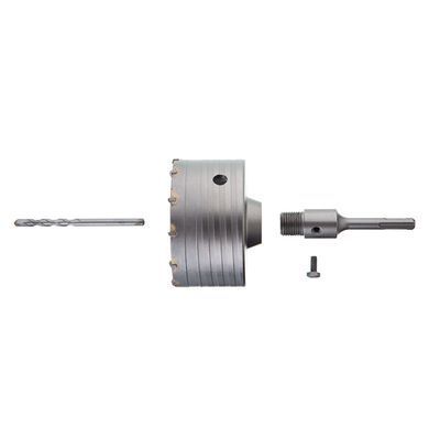 Свердло корончасте по бетону 105 мм + Перехідник SDS Plus 100 мм INTERTOOL SD-7105