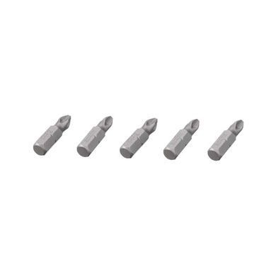 Комплект насадок викруткових PH2 1/4" * 25 мм, ACR, S2, уп. 5 од., STORM INTERTOOL VT-0207