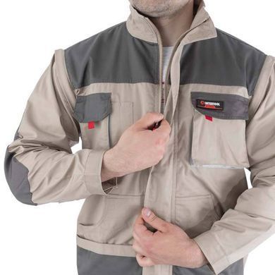Куртка робоча 2 в 1, 100% бавовна, щільність 180 г/м&sup2;, XXL INTERTOOL SP-3035