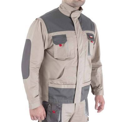 Куртка робоча 2 в 1, 100% бавовна, щільність 180 г/м&sup2;, XXL INTERTOOL SP-3035