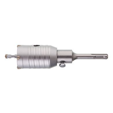 Свердло корончасте по бетону 46мм + Перехідник SDS Plus 100мм INTERTOOL SD-7046