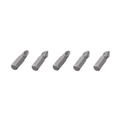 Комплект насадок викруткових PZ2 1/4" * 25 мм, ACR, S2, уп. 5 од., STORM INTERTOOL VT-0209