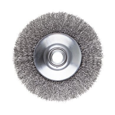Щітка конусна 100 мм, для КШМ, М14 (кручений дріт) INTERTOOL BT-5100