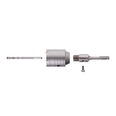 Свердло корончасте по бетону 55мм + Перехідник SDS Plus 100мм INTERTOOL SD-7055