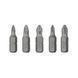 Комплект викруткових насадок PH1, PH2, PZ1, PZ2 1/4" * 25 мм уп. 5 од., S2, STORM INTERTOOL VT-0210