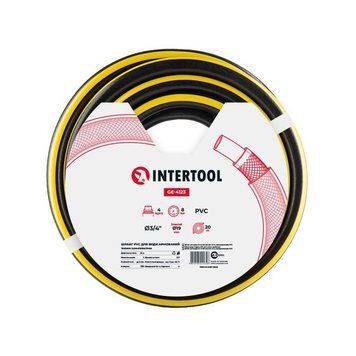 Шланг для води 4-х шаровий 3/4 ", 20м, армований, PVC INTERTOOL GE-4123