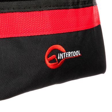 Сумка поясна слюсарно-будівельна, 3 кишені, поліестер INTERTOOL SP-1014