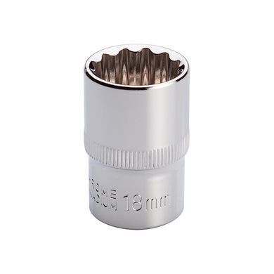 Головка 12 гр. 1/2", 18 мм INTERTOOL ET-0218