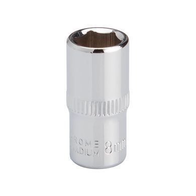 Головка шестигранна 1/4", 8 мм, Cr-V STORM INTERTOOL ET-0438