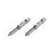 Комплект викруткових насадок PZ1 1/4" * 50 мм, S2, уп. 2 од., STORM INTERTOOL VT-0214