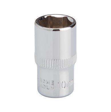 Головка шестигранна 1/4", 10 мм, Cr-V STORM INTERTOOL ET-0440