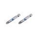 Комплект викруткових насадок PZ2 1/4" * 50 мм, S2, уп. 2 од., STORM INTERTOOL VT-0215