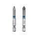Комплект викруткових насадок PZ2 1/4" * 50 мм, S2, уп. 2 од., STORM INTERTOOL VT-0215