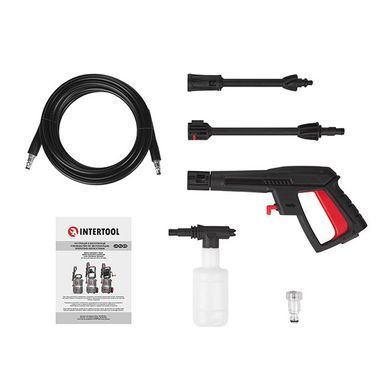 Мийка високого тиску 1400Вт, 5.5-6.5 л/хв, 80-110бар, шланг 5м INTERTOOL DT-1513