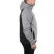 Куртка SOFTSHELL світло сіро-чорна, з капюшоном, тришарова, тканина - стрейч 300 GSM 100D, з водо- і вітрозахистом, розмір XL