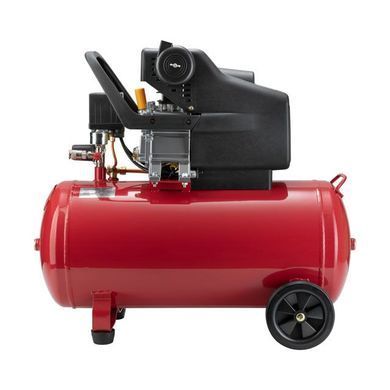 Компресор, 50 л, 1,2 кВт, 220 В, 8 атм, 205 л/хв, 80 дБ INTERTOOL PT-0021