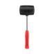 Киянка гумова 900 г, 90 мм, чорна гума, металева ручка INTERTOOL HT-0233