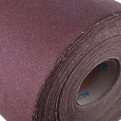 Шкурка шліфувальна на тканинній основі К80, 20cм x 50м INTERTOOL BT-0718