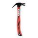 Молоток столярний 450 г.ручка з фібергласу INTERTOOL HT-0223