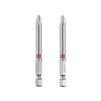 Комплект викруткових насадок PH2 1/4" * 70 мм, S2, уп. 2 од., STORM INTERTOOL VT-0223
