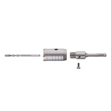 Свердло корончасте по бетону 40мм + Перехідник SDS Plus 100мм INTERTOOL SD-7040