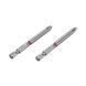 Комплект викруткових насадок PH2 1/4" * 70 мм, S2, уп. 2 од., STORM INTERTOOL VT-0223