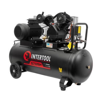 Компресор 100л, 4HP, 3 кВт, 380 В, 8aтм, 500 л/хвил. 2 циліндри