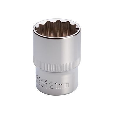 Головка 12 гр. 1/2", 21 мм INTERTOOL ET-0221